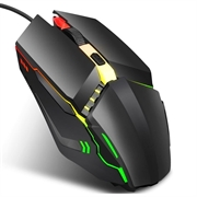 HXSJ S200 Mouse cablato Mouse da gioco luminoso e colorato
