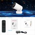 Proiettore intelligente HY300 Ultra Android 11 con altoparlante da 3W - Bianco