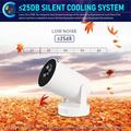 Proiettore intelligente HY300 Ultra Android 11 con altoparlante da 3W - Bianco