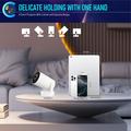 Proiettore intelligente HY300 Ultra Android 11 con altoparlante da 3W - Bianco