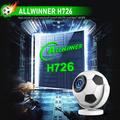 Proiettore portatile HY300F a forma di pallone da calcio - WiFi 6, Android 14 - Bianco / Nero
