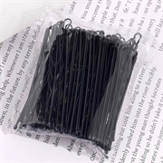 Fermaglio per capelli da donna - 100 pezzi - Nero
