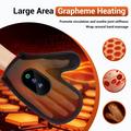 Guanto massaggiante per le mani con luce rossa e calore - 24 perline LED, 3 modalità di vibrazione e controller LCD