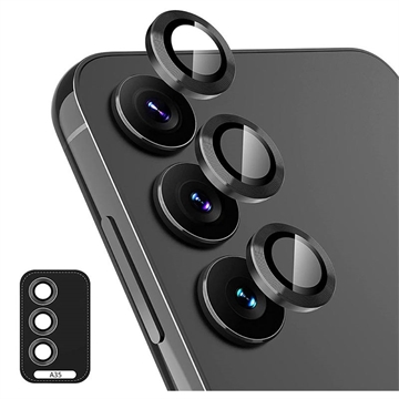 Hat Prince Protezione per obiettivo fotocamera per Samsung Galaxy A35 - Nero