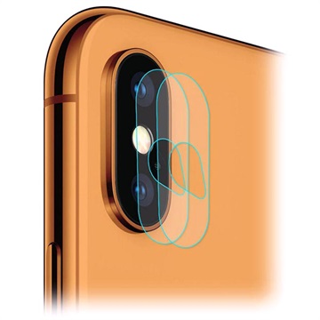 Hat Prince iPhone XS Max Camera Lens Tempered Glass Protector - 2 Pcs.