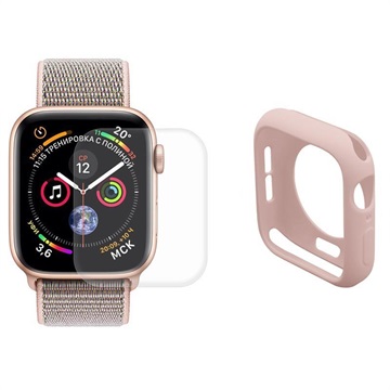 Set di Protezione Full Hat Prince per Apple Watch Series 5/4 - 40mm - Rosa