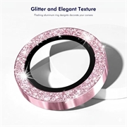Protezione per Obiettivo Fotocamera Hat Prince Glitter per Samsung Galaxy Z Flip8 - Rosa