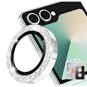 Protezione per Obiettivo Fotocamera Hat Prince Glitter per Samsung Galaxy Z Flip8 - Argento
