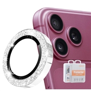Protezione per Obiettivo Fotocamera Hat Prince Glitter per iPhone 18 Pro/18 Pro Max - Argento