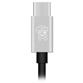 Hat Prince HC-13 USB-C / 3.5mm & Type-C Audio Adapter - Silver