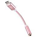 Adattatore Audio Jack Hat Prince USB 3.1 Type-C a Porta 3.5mm - Rosa Oro