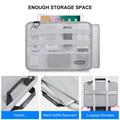 Borsa Haweel per MacBook 14" con pratico scomparto per accessori e tracolla - Grigio