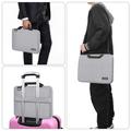 Borsa Haweel per MacBook 14" con pratico scomparto per accessori e tracolla - Grigio