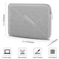 Haweel HWL7014 Slim Laptop Sleeve - 12.5"-13.5″ - Grigio Chiaro