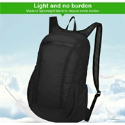 Haweel HWL7033 Zaino compatto pieghevole e leggero - Nero