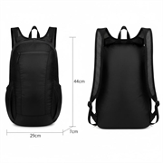 Haweel HWL7033 Zaino compatto pieghevole e leggero - Nero