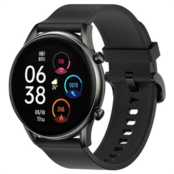 Smartwatch Impermeabile con Frequenza Cardiaca K12 - Nero