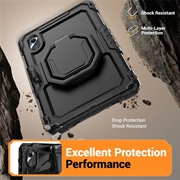 Custodia Heavy Duty 360 con Cinturino da Polso per Lenovo Tab M11/Idea Tab - nera