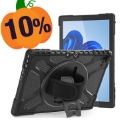 Samsung Galaxy Tab S4 Heavy Duty 360 Case with Hand Strap - Black