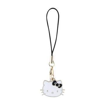 Charm per telefono con testa di Hello Kitty - Nero
