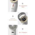 Ventilatore portatile ad alta velocità Hepu Basic con display digitale - Bianco