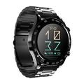 HiFuture FutureGo Pro Smartwatch in acciaio inossidabile (Confezione aperta - Condizone ottimo) - Nero