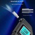 Etilometro digitale ad alta precisione con avviso vocale - Nero