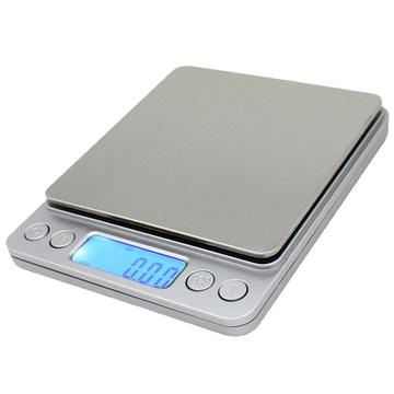 Bilancia da cucina digitale ad alta precisione - 3000g/0.1g - Argento