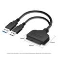 Cavo adattatore da USB 3.0 a SATA ad alta velocità per HDD e SSD da 2.5".
