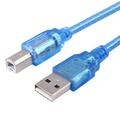 Cavo USB ad alta velocità per stampante 2.0 - USB-A maschio / USB-B maschio - 1.8m - Blu