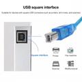 Cavo USB ad alta velocità per stampante 2.0 - USB-A maschio / USB-B maschio - 1.8m - Blu