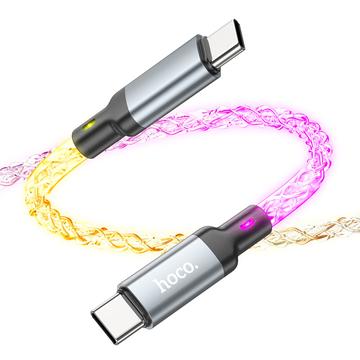 Hoco U112 Shine 60W Cavo USB-C / USB-C - 1m - Grigio