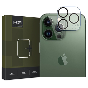 Protezione dell\'Obiettivo della Fotocamera in Vetro Temperato Hofi Cam Pro+ per iPhone 15 Pro/15 Pro Max - Trasparente / Nero