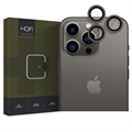 Proteggi Obiettivo Fotocamera Hofi Camring Pro+ per iPhone 15 Pro/15 Pro Max - Bordo Nero