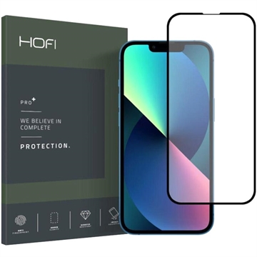 Proteggi Schermo in Vetro Temperato Hofi Premium Pro+ per iPhone 13/13 Pro - Bordo Nero