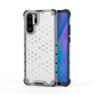 Custodia ibrida Honeycomb Armored per Huawei P30 Pro - trasparente