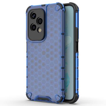 Custodia Ibrida Honeycomb Armored per Honor 200 Lite - Blu