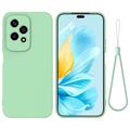 Custodia in Silicone Liquido per Honor 200 Lite - Verde