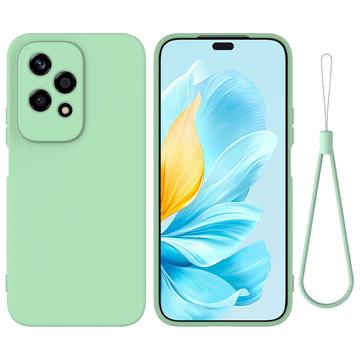Custodia in Silicone Liquido per Honor 200 Lite - Verde