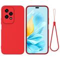 Custodia in Silicone Liquido per Honor 200 Lite - Rossa