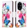Custodia a Portafoglio Wonder Series per Honor 200 Pro - Farfalle