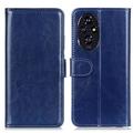 Custodia a portafoglio con chiusura magnetica per Honor 200 - Blu