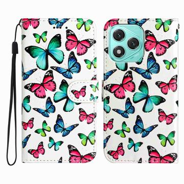 Custodia a Portafoglio Wonder Series per Honor 400 Lite - Farfalle colorate