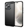 Custodia in TPU spazzolato per Honor 400 Lite - Fibra di Carbonio