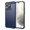 Custodia in TPU spazzolato per Honor 400 Lite/X70i - Fibra di Carbonio