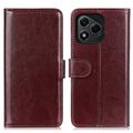 Custodia a portafoglio con chiusura magnetica per Honor 400 Lite - Marrone