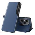 Custodia Flip Smart Clear View per Honor 400 Pro - Blu