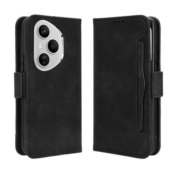 Custodia a portafoglio per Honor 400 Pro - Nera
