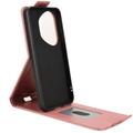 Honor 400 Pro Custodia verticale con supporto - Oro rosa