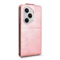 Honor 400 Pro Custodia verticale con supporto - Oro rosa